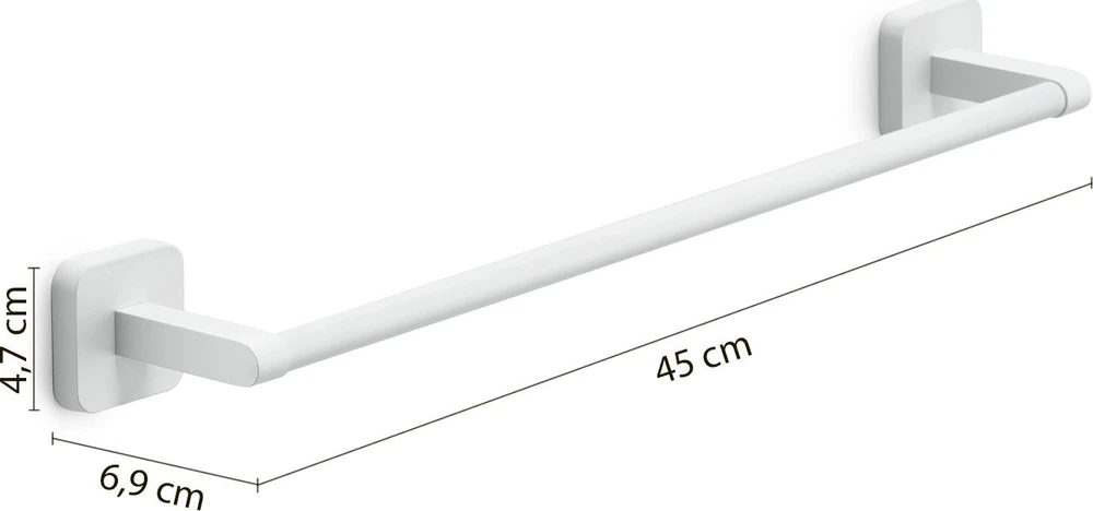 Gedy KABYKLA RANKŠL TONGA 45CM BALT MAT