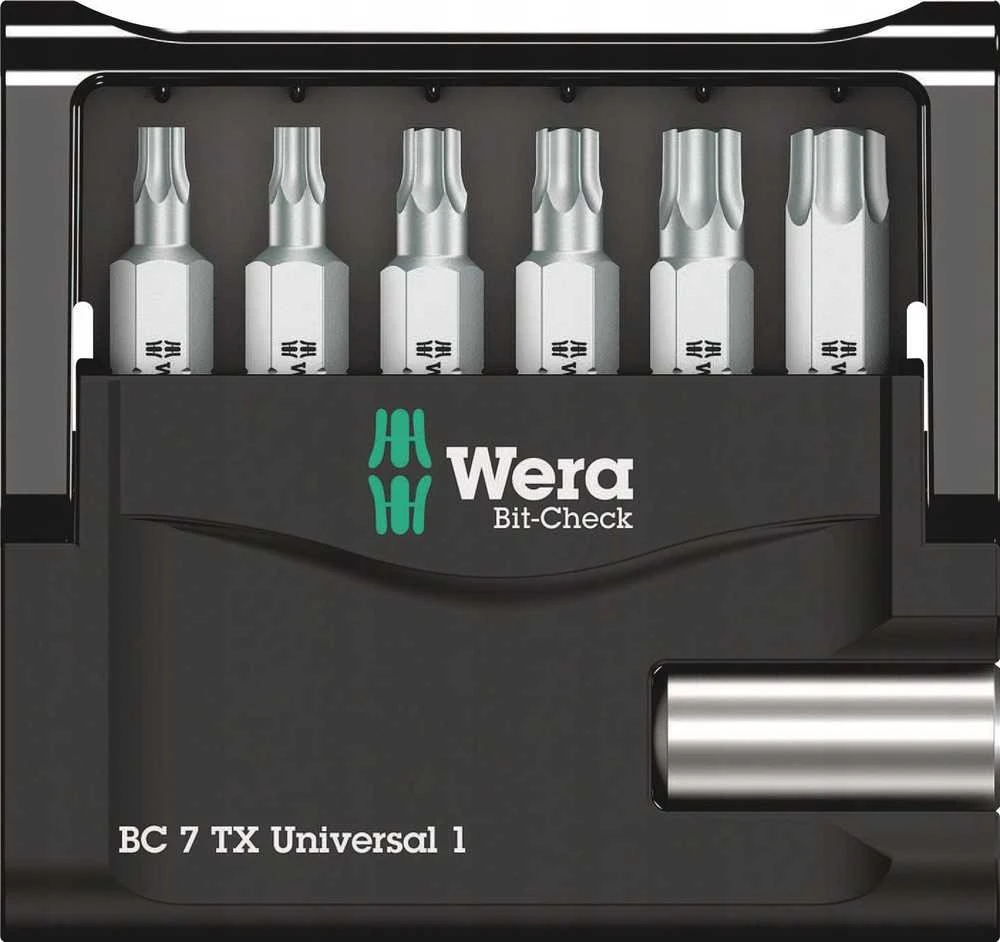 TORX antgalių rinkinys su laikikliu WERA 056294