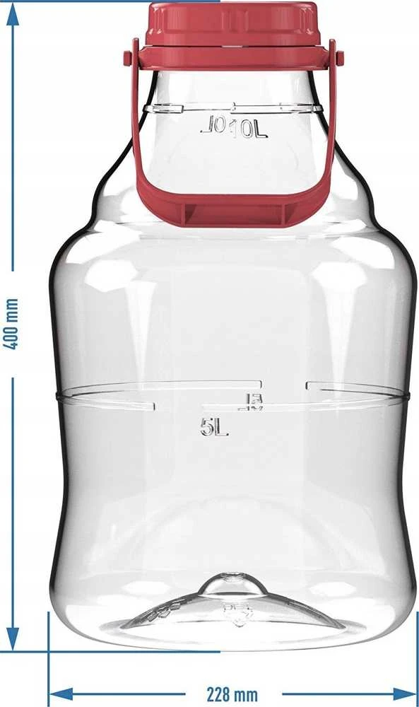 Browin TALPA FERMENTACIJAI PLASTIKINĖ 10L