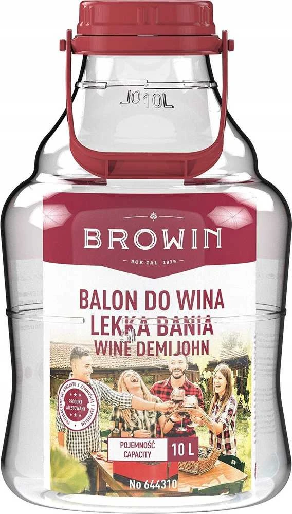 Browin TALPA FERMENTACIJAI PLASTIKINĖ 10L