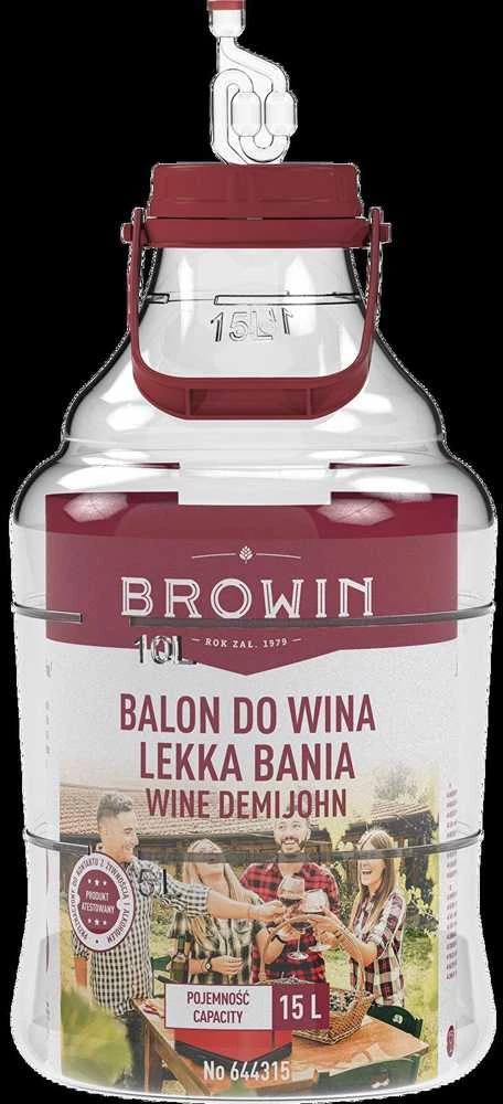 Browin TALPA FERMENTACIJAI PLASTIKINĖ 15L