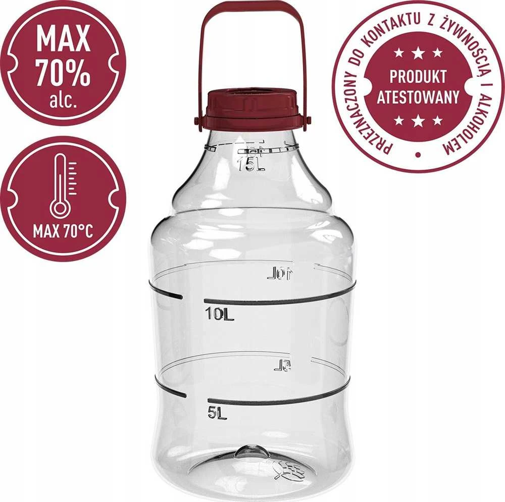 Browin TALPA FERMENTACIJAI PLASTIKINĖ 15L