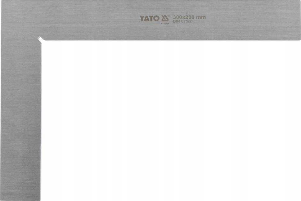 Yato Staliaus kampainis 300x200 mm, plokščias plieno, 90 laipsnių kampas, inžinieriaus kampainis, staliaus matavimo kampainis