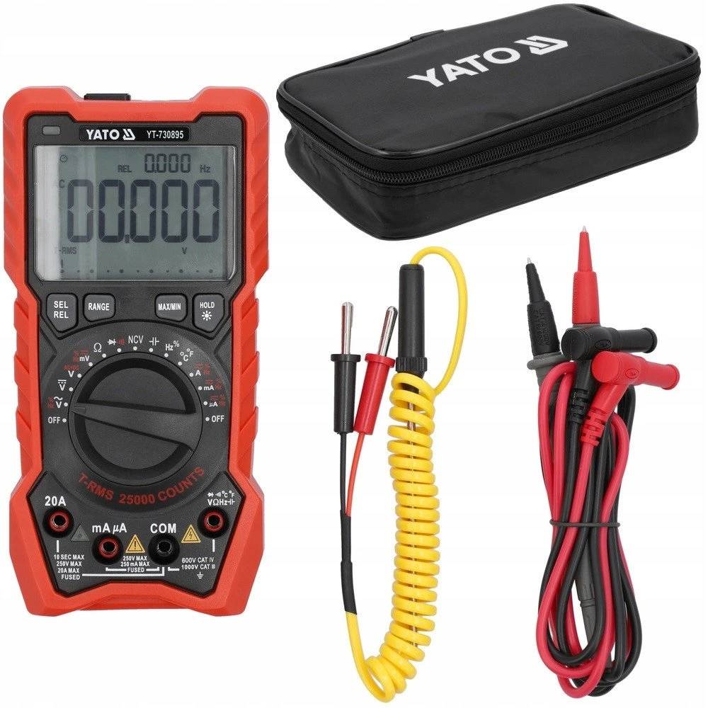 Sourcing Toya Sa Poland Daugiafunkcis skaitmeninis testeris | TRUE RMS AC+DC LCD 25000 (YT-730895)
