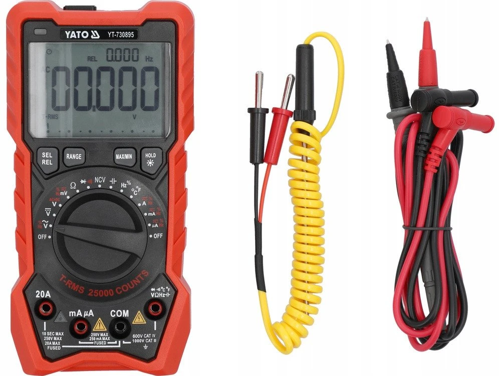 Sourcing Toya Sa Poland Daugiafunkcis skaitmeninis testeris | TRUE RMS AC+DC LCD 25000 (YT-730895)