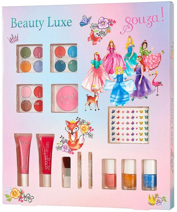 Souza! „Beauty Luxe Rinkinys“ kosmetika vaikams, 13 vnt.
