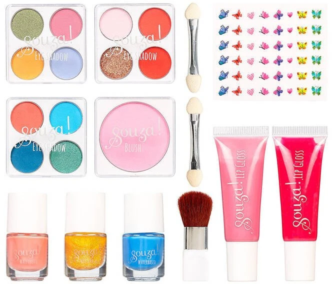 Souza! „Beauty Luxe Rinkinys“ kosmetika vaikams, 13 vnt.
