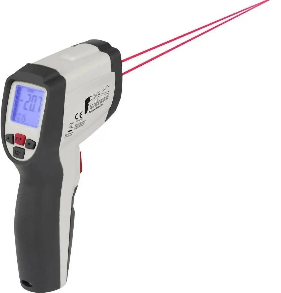 Słowik VOLTCRAFT IR 500-12D pirometro optika 12:1 -50–500 °C