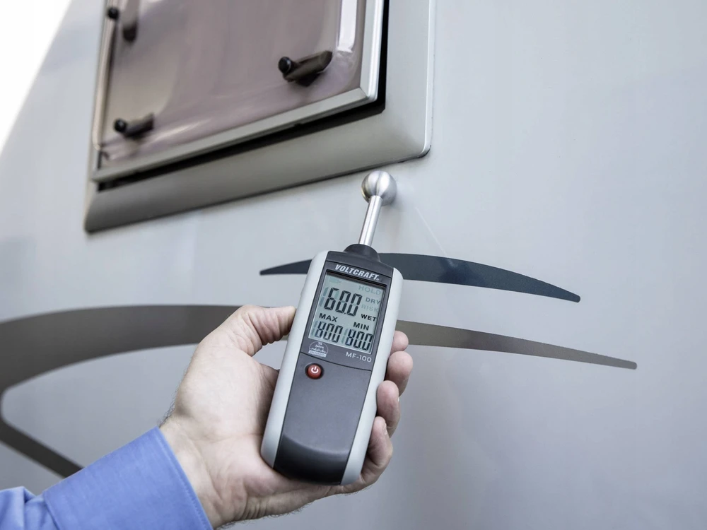 Słowik Drėgmės matuoklis medžiagoms VOLTCRAFT MF-100, neinvazinis 100880