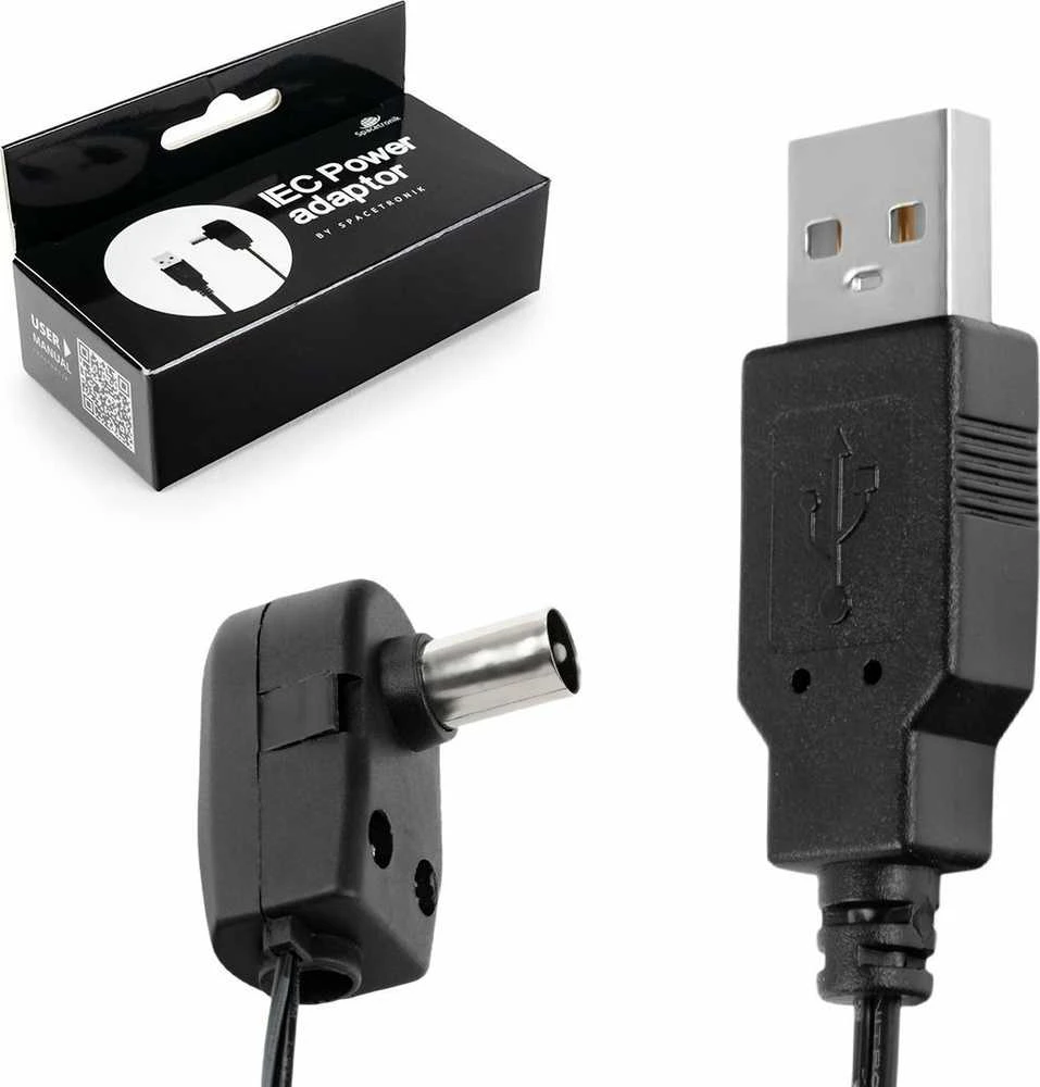 Maitinimo šaltinis antenowy 5V USB separator IEC Spacetronik