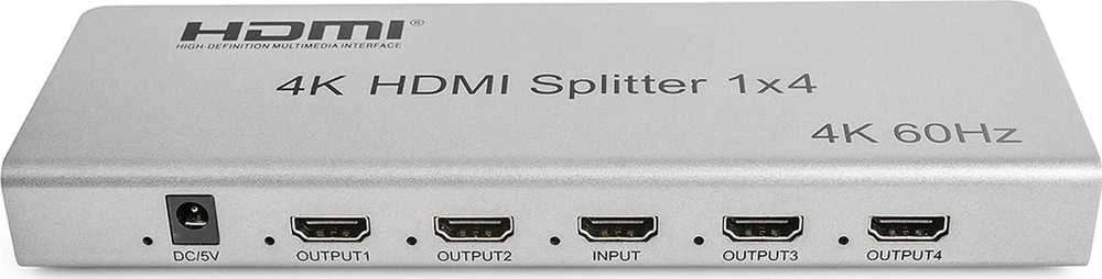 Šakotuvas Spacetronik HDMI skirstytuvas 1x4 SPH-RS104_V46 4K 60 Hz CEC