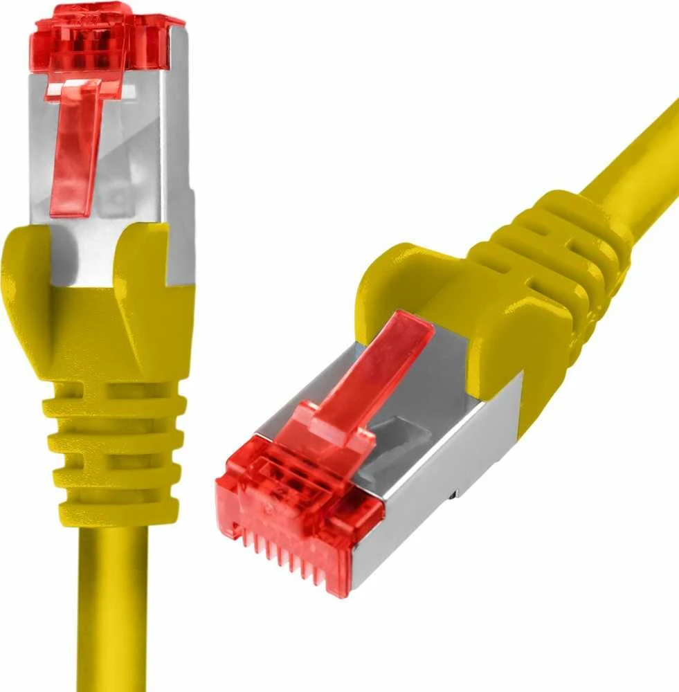 Spacetronik Kabelis RJ45 CAT 6 S/FTP AWG27 LSZH geltona 2m