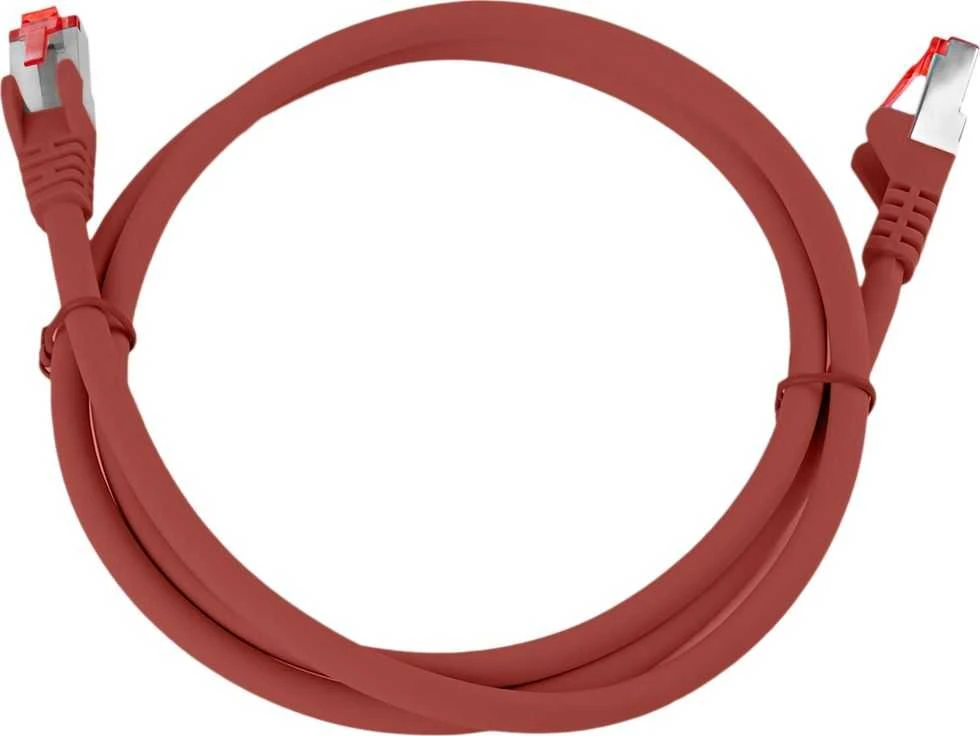 Spacetronik Kabelis RJ45 CAT 6 S/FTP AWG27 LSZH raudona 3m