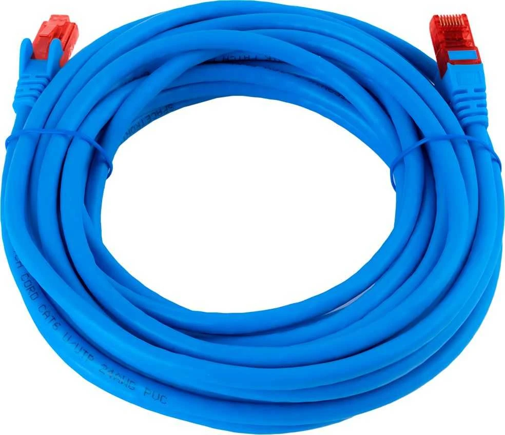Spacetronik Kabelis RJ45 CAT 6 U/UTP AWG24 mėlyna 10m