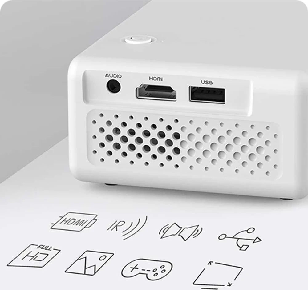 Spacetronik Mini Projektorius Multimedialny do Bajek LED iPix L01