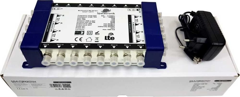 Šakotuvas Multiswitch Spacetronik Pro Series MS-0916CL 9/16C