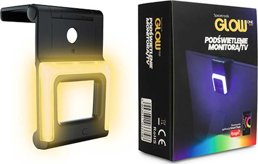 Spacetronik Glow1 išmanusis monitoriaus/televizoriaus apšvietimas