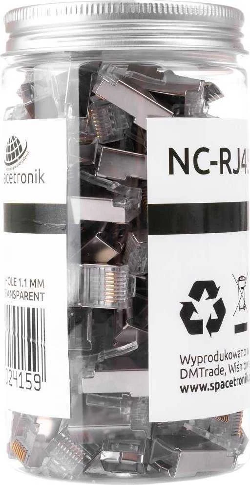 Spacetronik RJ45 kištukas 6 kat. FTP NC-RJ456FT-11 100 vnt.
