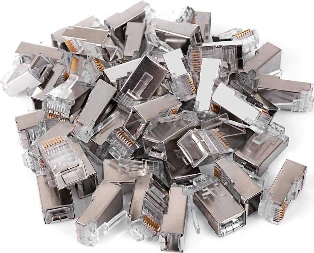 Spacetronik RJ45 kištukas 6 kat. FTP NC-RJ456FT-11 100 vnt.