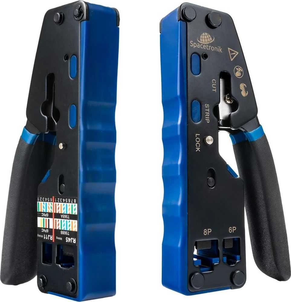 Spacetronik Zaciskarka RJ45/RJ12/RJ11 NT-CT03