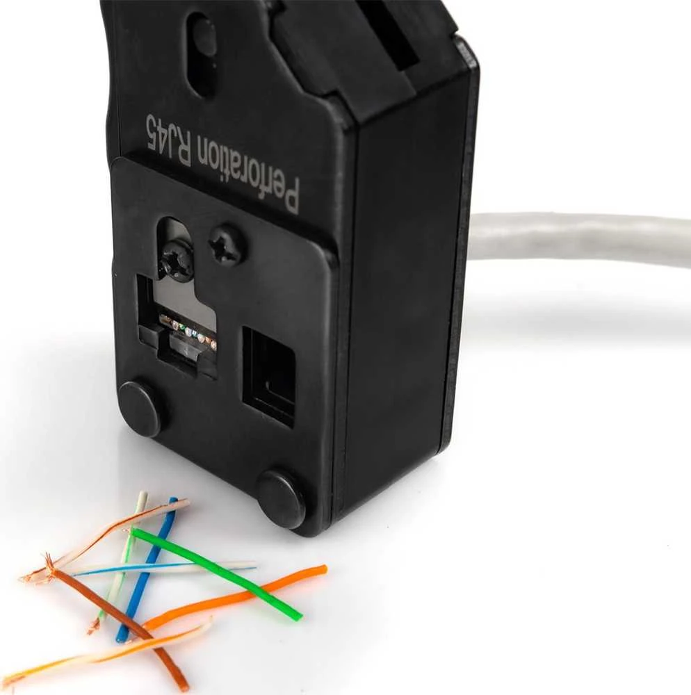 Maršrutizatorius „Spacetronik“ užspaudimo įrankis RJ45 / RJ12 / RJ11 (PT-CT02)