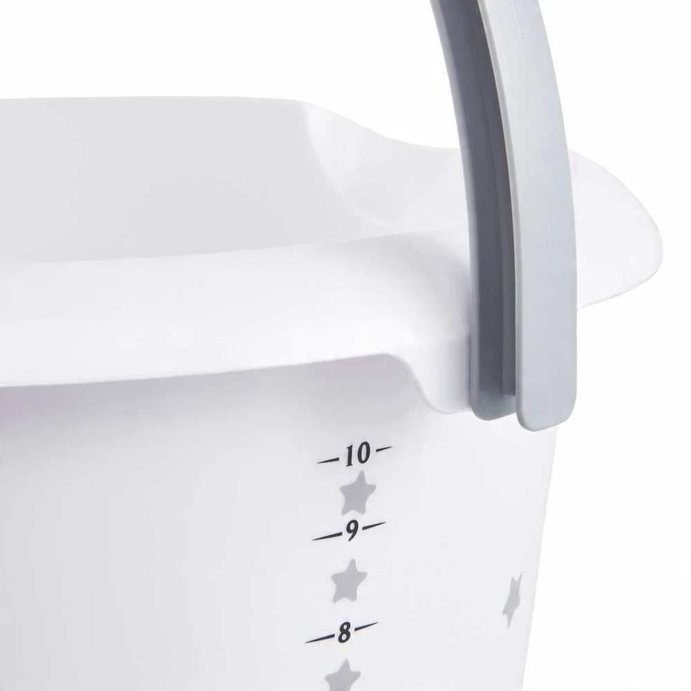 keeeper Deco-Putzeimer ilvie"stars" rund 10 Liter baltas mit Aufdruck Material PP