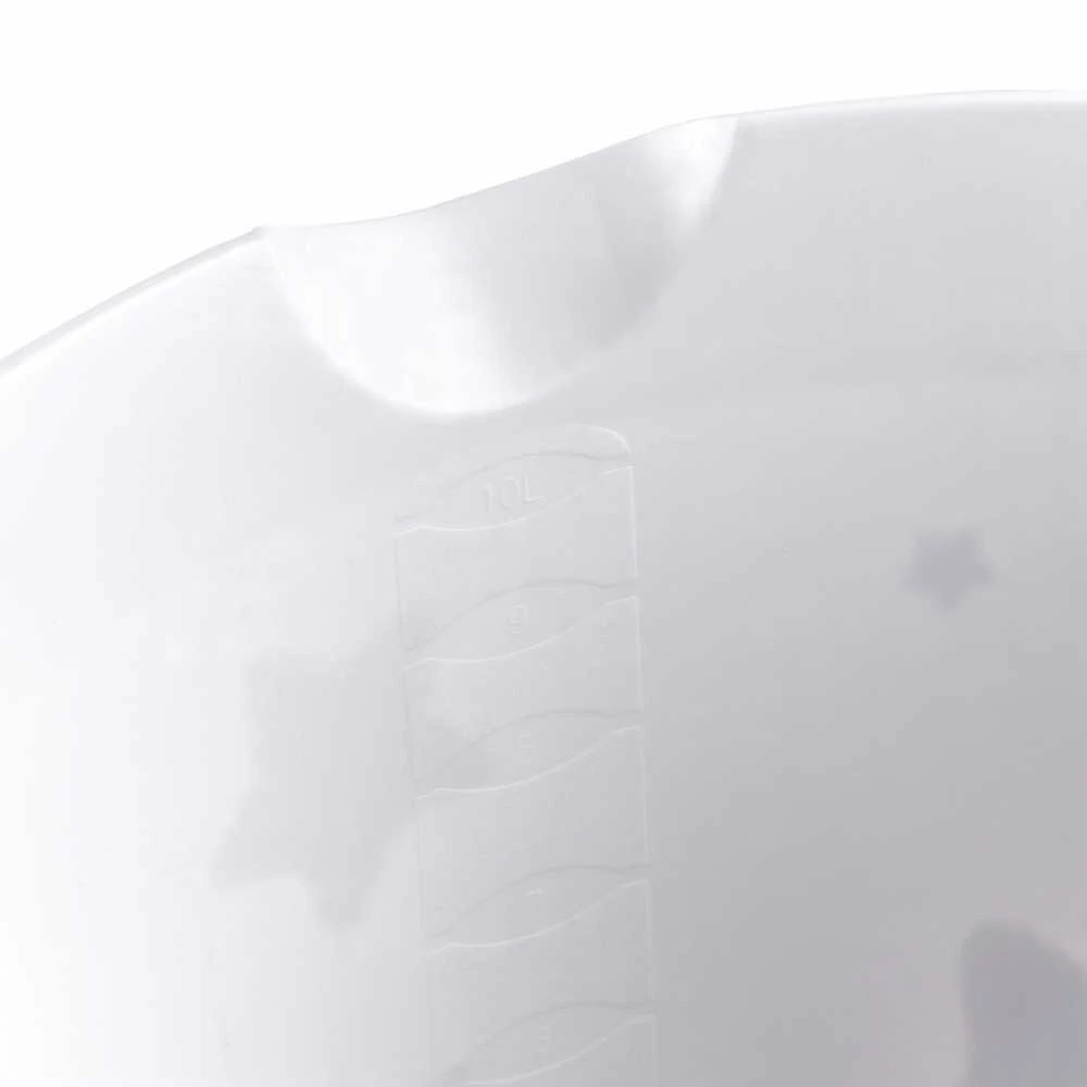 keeeper Deco-Putzeimer ilvie"stars" rund 10 Liter baltas mit Aufdruck Material PP