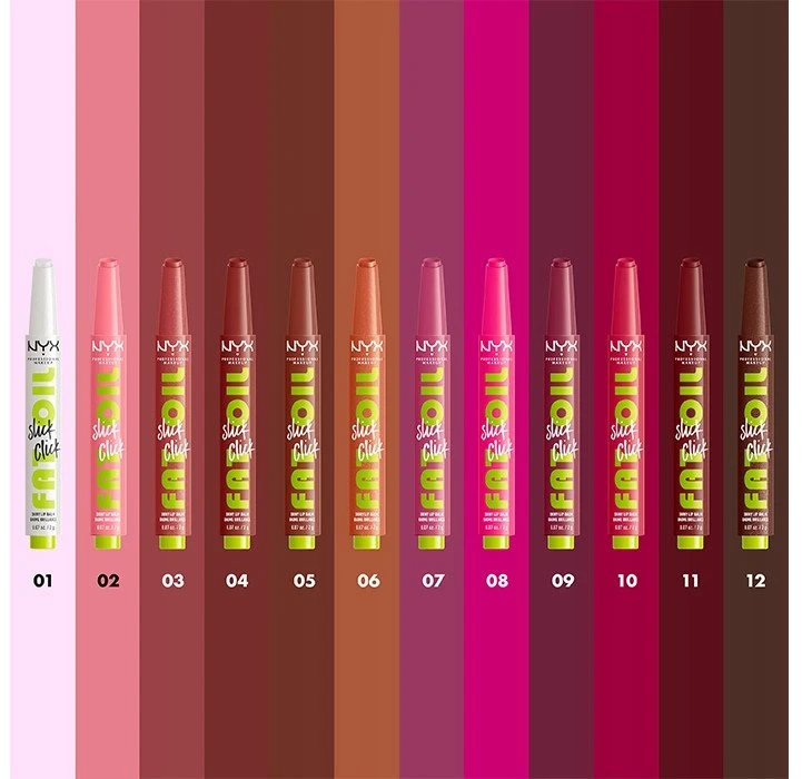 Nyx Professional Makeup Nyx Fat Oil Slick Click Shiny Lūpų balzamas 04 Going Viral, 2 g