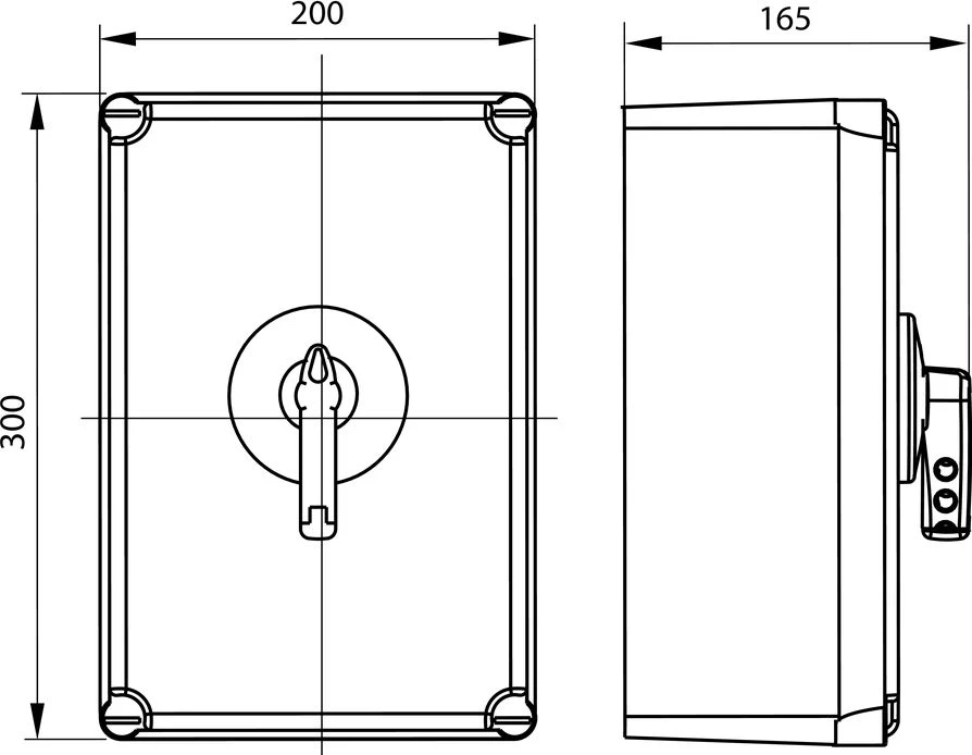 Spamel jungiklio skyriklis 3P 160A (RSI-3160OBPZC)
