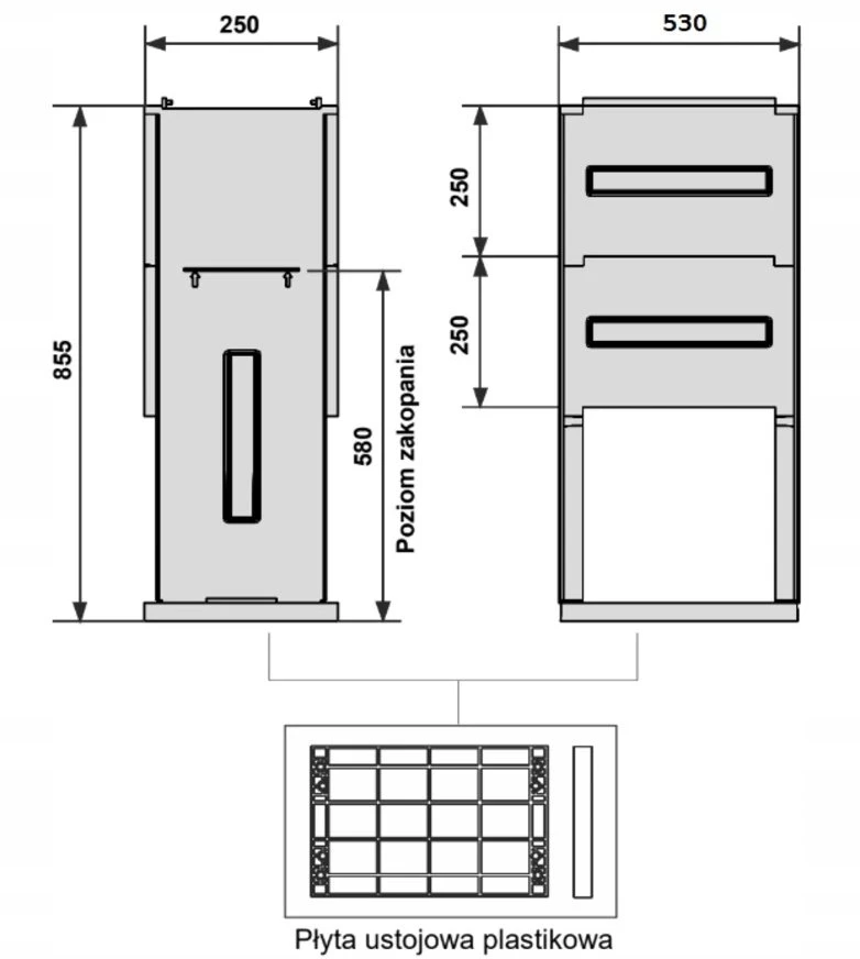 Spamel Pagrindas spintoms ZW160, ZW250 ZW160/250-FTN53 su CNBOP sertifikatu