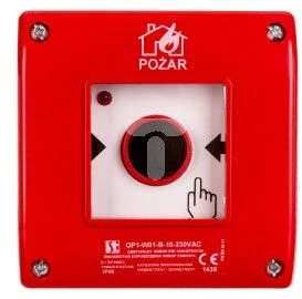 Spamel Kontaktai 1Z + LED 230V AC (OP1-W01-B\ 10- 230)
