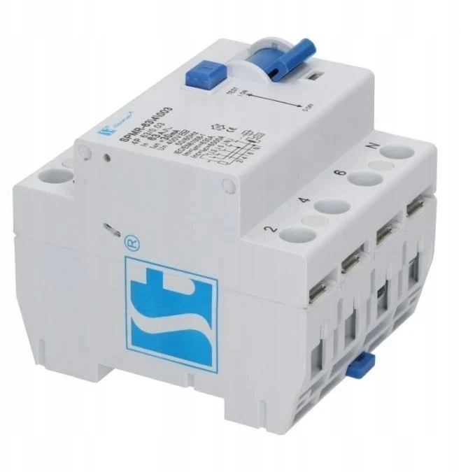 „Spamel“ RCD 4P 63A 0.03A tipo AC 6KA SPMR-63\4\003