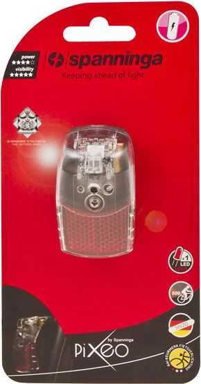SPANNINGA galinis žibintas PIXEO XB + baterijos (SNG-135518)