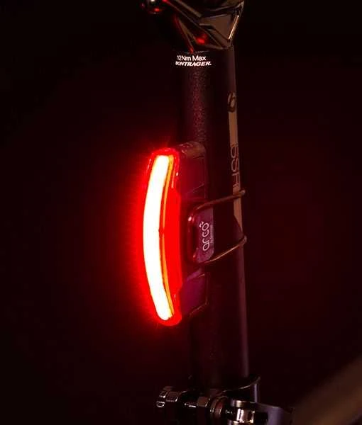 SPANNINGA Galinis žibintas Arco XB 30 liumenų usb juodas (NAUJAS)