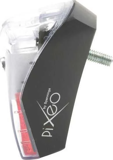 SPANNINGA PIXEO XB galinio sparno žibintas, chromuotas apsauginis elementas