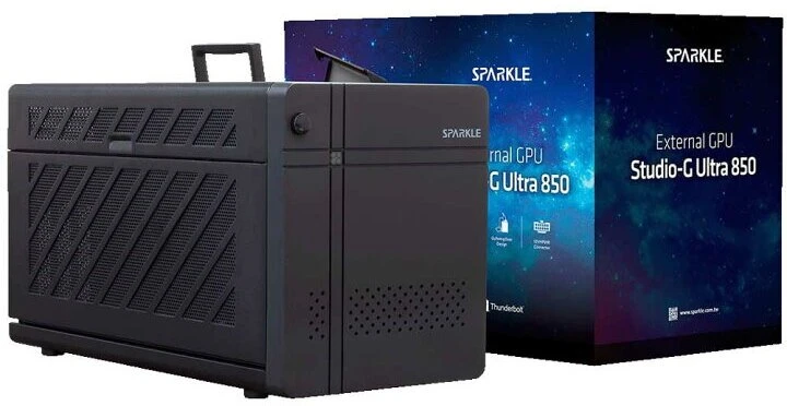 Sparkle Sparkle Thunderbolt 5 EGFX eGPU Studio-G Ultra 850 juodas
