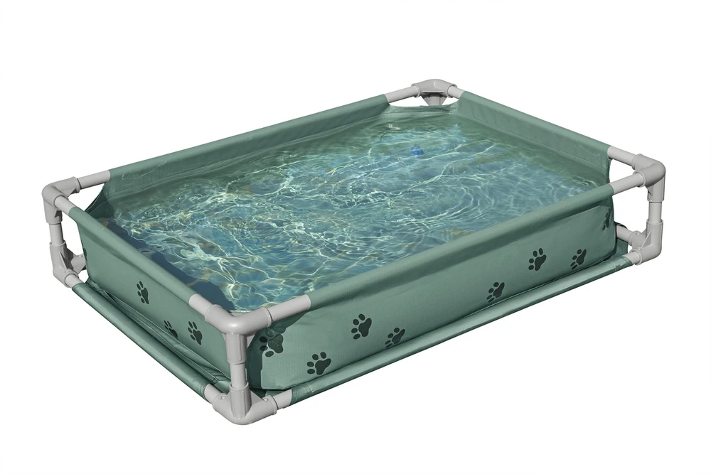 Bestway Priežeminė šunų žaidimų baseinas Žalia 102 x 74 x 20 cm