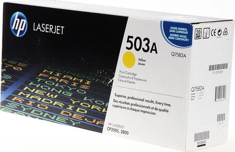 Hewlett Packard (HP) „HP Color LaserJet 3800 Toneris Geltona“ (6 000 puslapių)