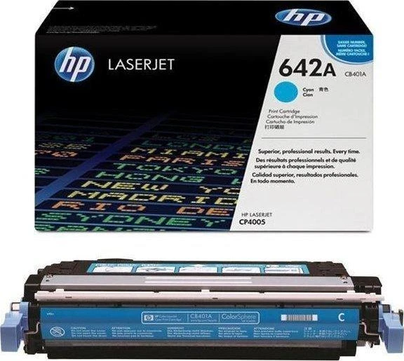 Hewlett Packard (HP) HP Color LaserJet CP4005 Toneris Cyan (7 500 puslapių)