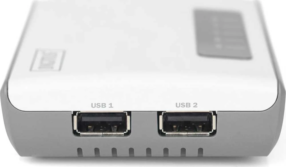 Assmann Electronic DIGITUS 2 prievadų USB 2.0 belaidis daugiafunkcis tinklo serveris 300 Mbps