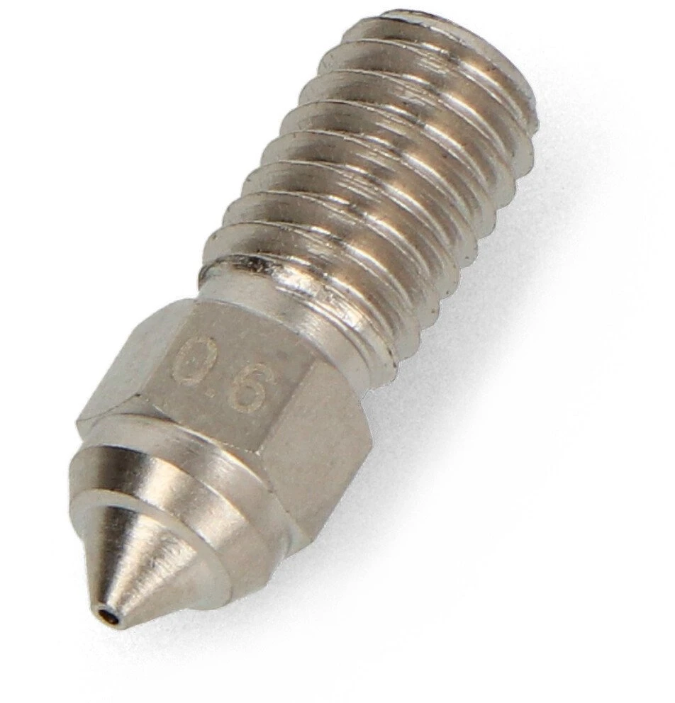 0.6 mm antgalis Elegoo Neptune 4/4 Pro 3D spausdintuvams - 1.75 mm filamentas - grūdintas plienas