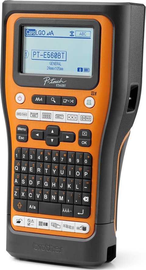 Spausdintuvas Brother P-touch E560BTSP rankinis etikečių žymeklis su dėklu