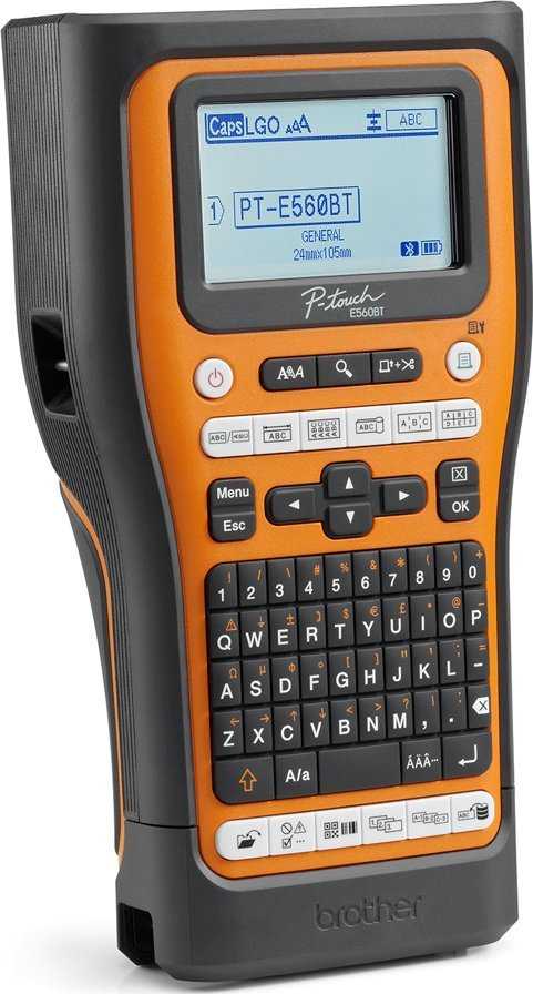 Spausdintuvas Brother P-touch E560BTSP rankinis etikečių žymeklis su dėklu