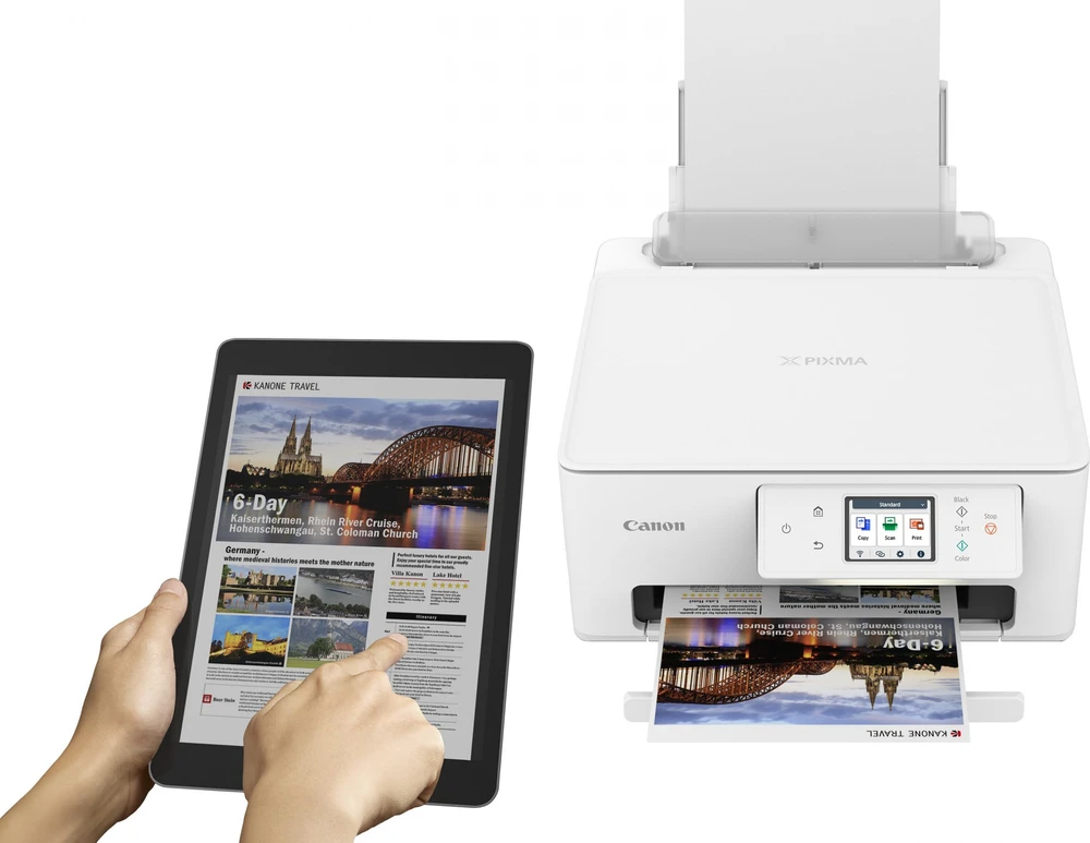 Spausdintuvas Canon | daugiafunkcis įrenginys | PIXMA TS7650i | Inkjet | Spalvotas | A4 | Wi-Fi | Baltas
