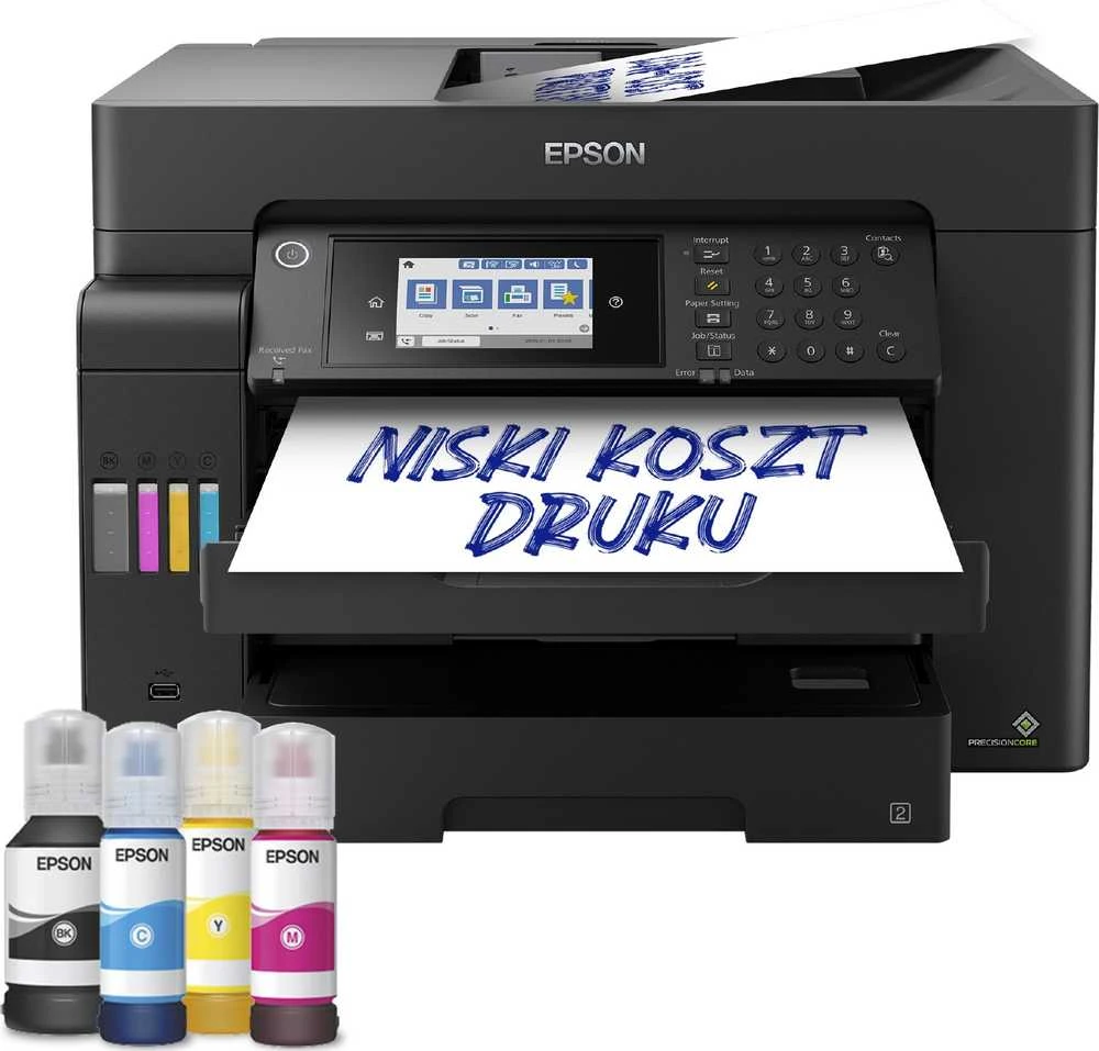 Epson | EcoTank L15160 | Inkjet | Spalvotas | Multicunctional Spausdintuvas | A3+ | Wi-Fi | Juodas