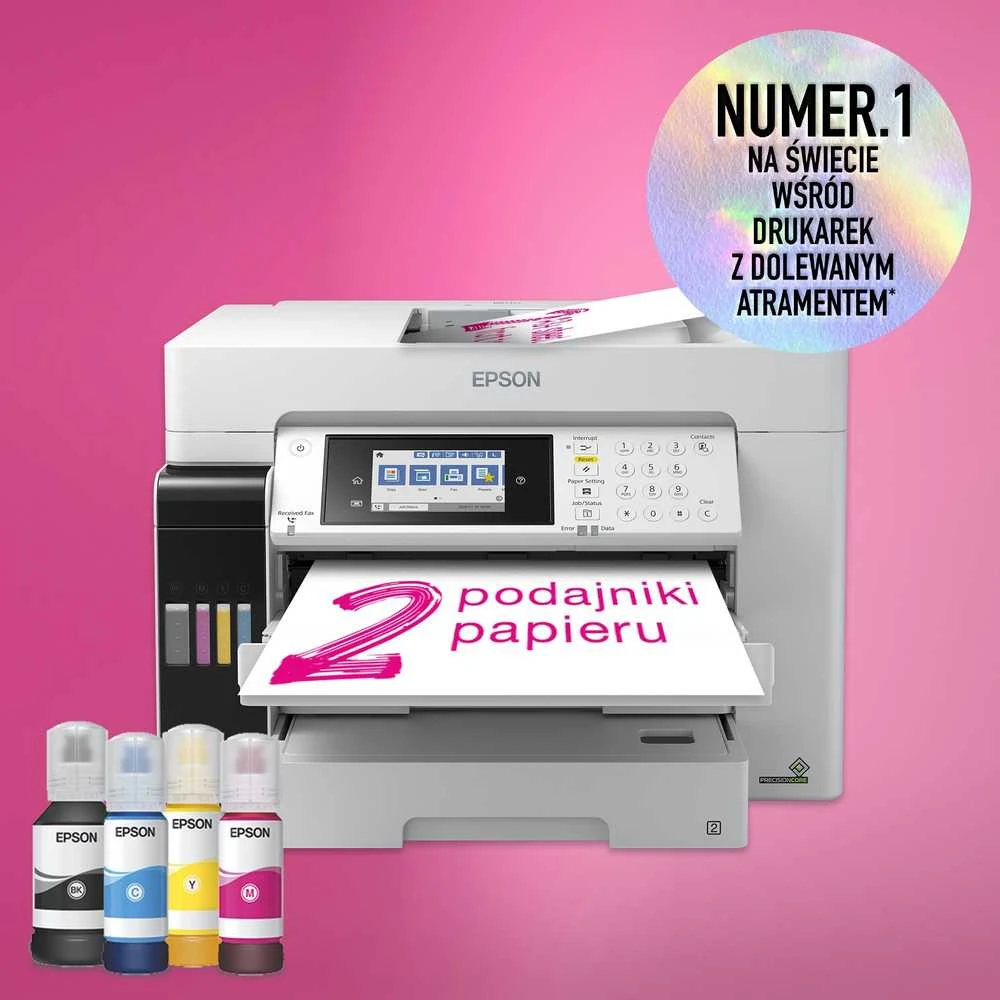 Spausdintuvas Epson | daugiafunkcis įrenginys | EcoTank L15180 | Inkjet | Spalvotas | 4-in-1 | Wi-Fi | Juodas and baltas