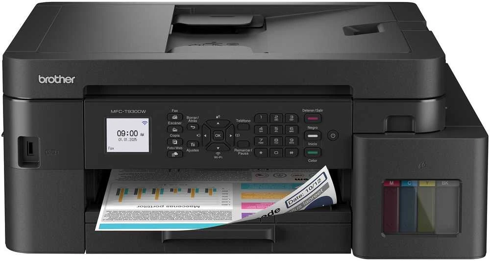 Spausdintuvas Brother | daugiafunkcis įrenginys | MFC-T930DW | Inkjet | Spalvotas | All-in-one | A4 | Wi-Fi | Juodas
