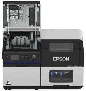 Etikečių spausdintuvas Epson Epson ColorWorks C8000e (MK), Inkjet, 600 x 1200 DPI, 300 mm/sec, Wired & Wireless, Juodas, Pilkas