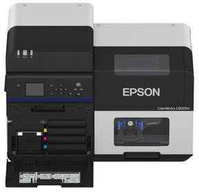 Etikečių spausdintuvas Epson Epson ColorWorks C8000e (MK), Inkjet, 600 x 1200 DPI, 300 mm/sec, Wired & Wireless, Juodas, Pilkas