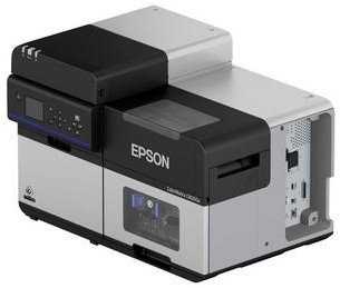 Etikečių spausdintuvas Epson Epson ColorWorks C8000e (MK), Inkjet, 600 x 1200 DPI, 300 mm/sec, Wired & Wireless, Juodas, Pilkas